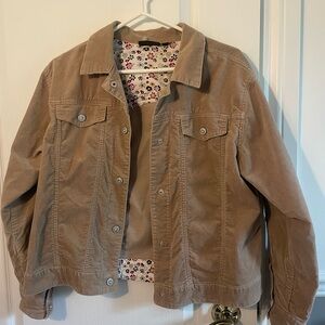 L.A. Blues Tan Corduroy Style Jacket